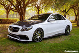 2015-2021 Mercedes Benz W205 C63  S AMG Sedan BKSS Style Carbon Fiber Front Lip