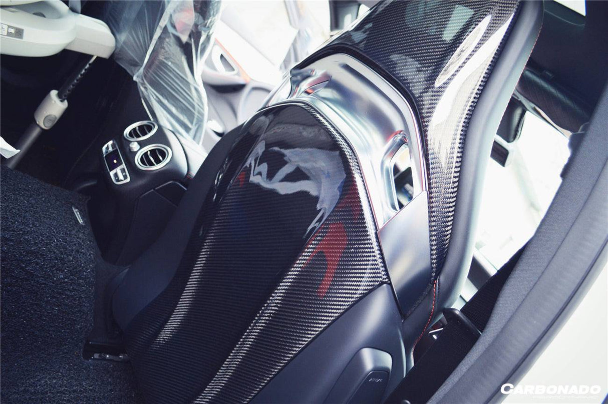 2015-2021 Mercedes Benz C63 & CLA45 & A45 AMG Sedan Carbon Fiber Seat-back Cover