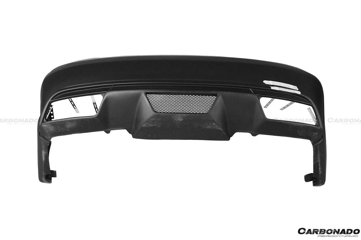 2008-2014 Mercedes Benz C Class W204 P Style Rear Bumper With exhaust Tips