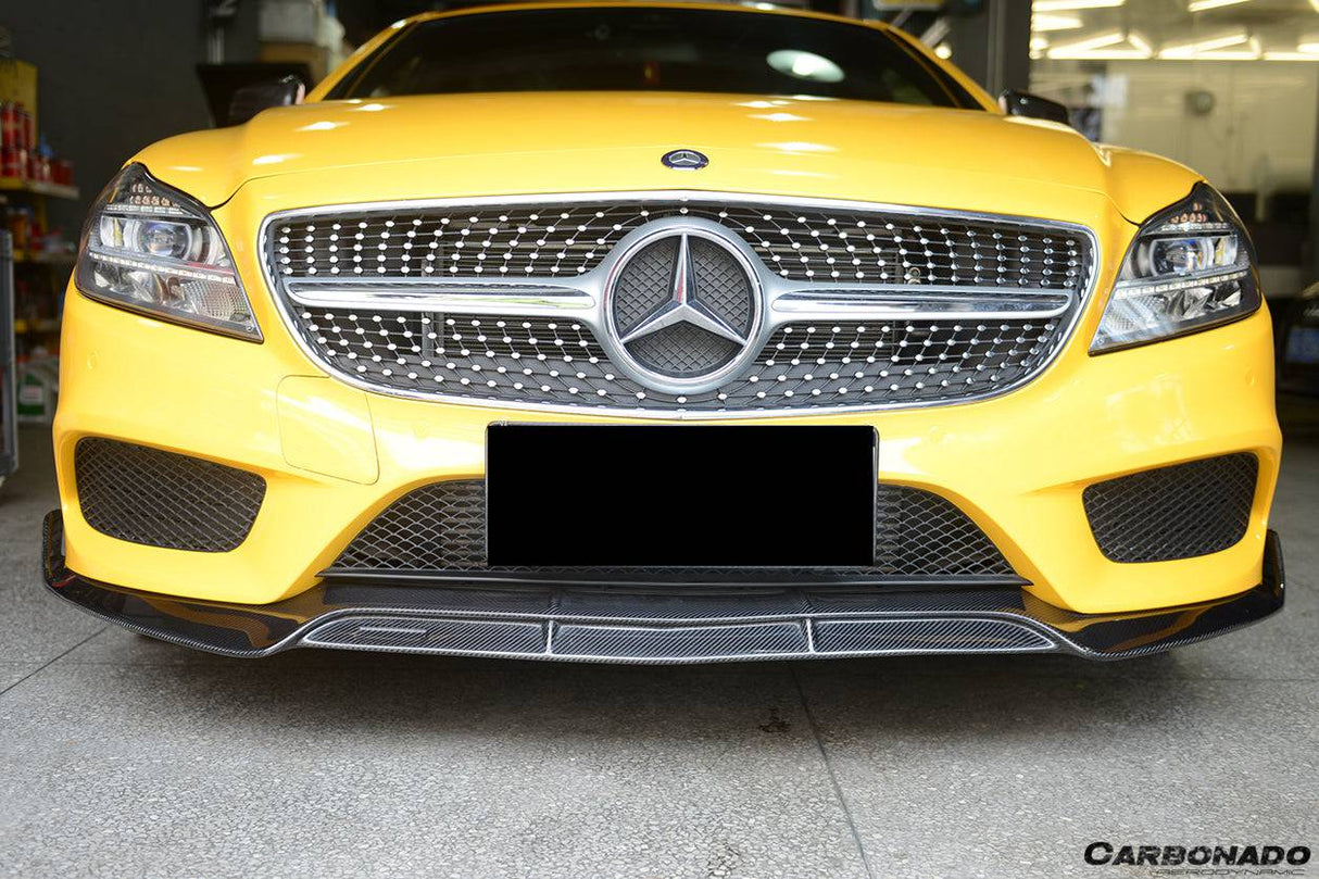 2015-2018 Mercedes Benz CLS Class W218 Sport BRS Style Front Lip (Not Fit AMG)