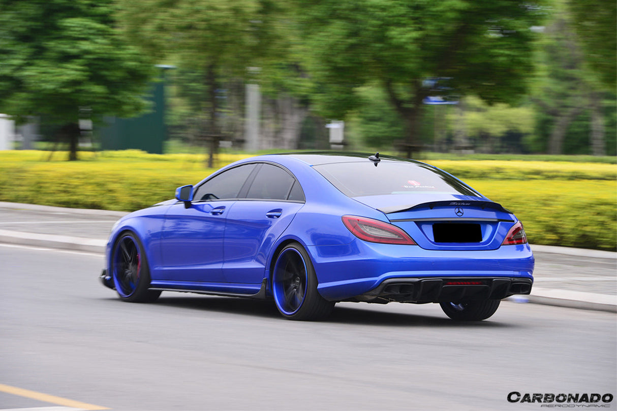 2011-2015 Mercedes Benz CLS350 CLS63 AMG W218 RT Style Rear Diffuser