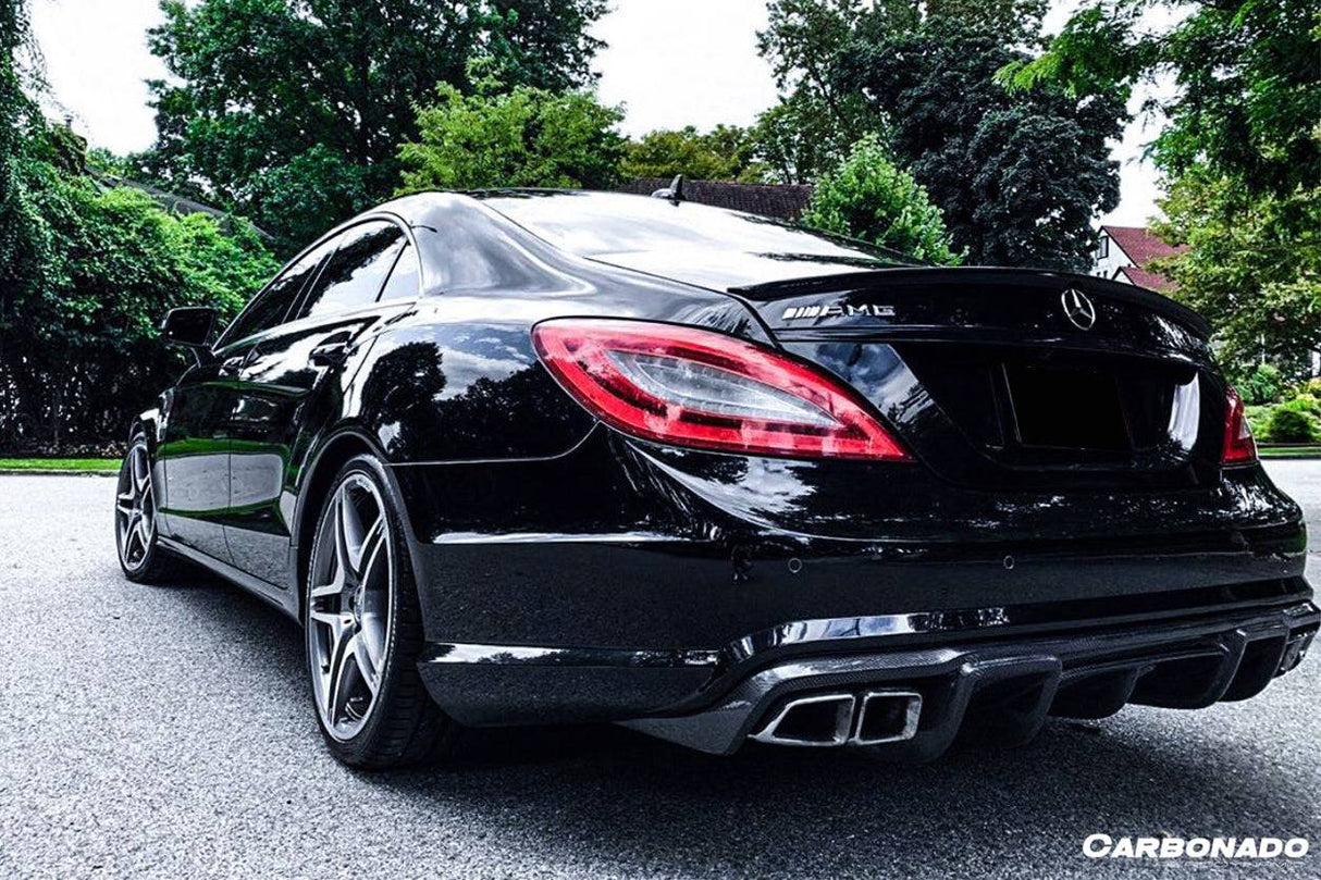 2011-2015 Mercedes Benz CLS350 CLS63 AMG W218 RT Style Rear Diffuser