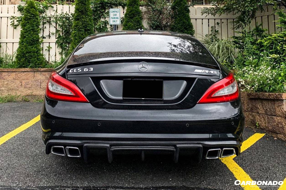 2011-2015 Mercedes Benz CLS350 CLS63 AMG W218 RT Style Rear Diffuser