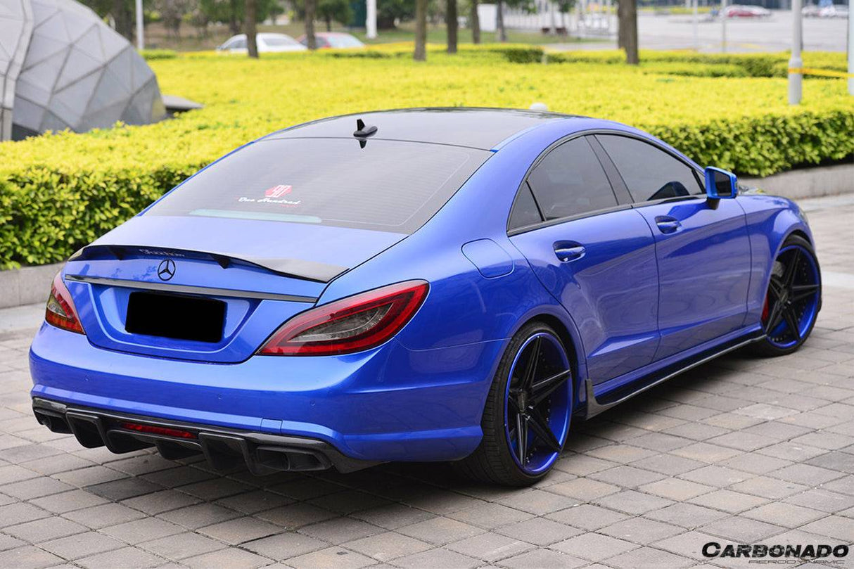 2011-2015 Mercedes Benz CLS350 CLS63 AMG W218 RT Style Rear Diffuser