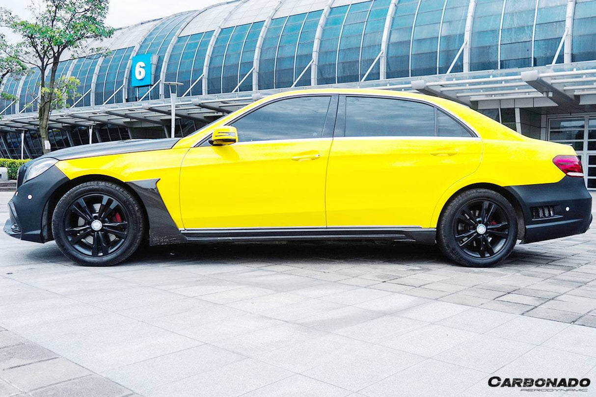 2014-2016 Mercedes Benz E Class W212 WD Style Side Skirts