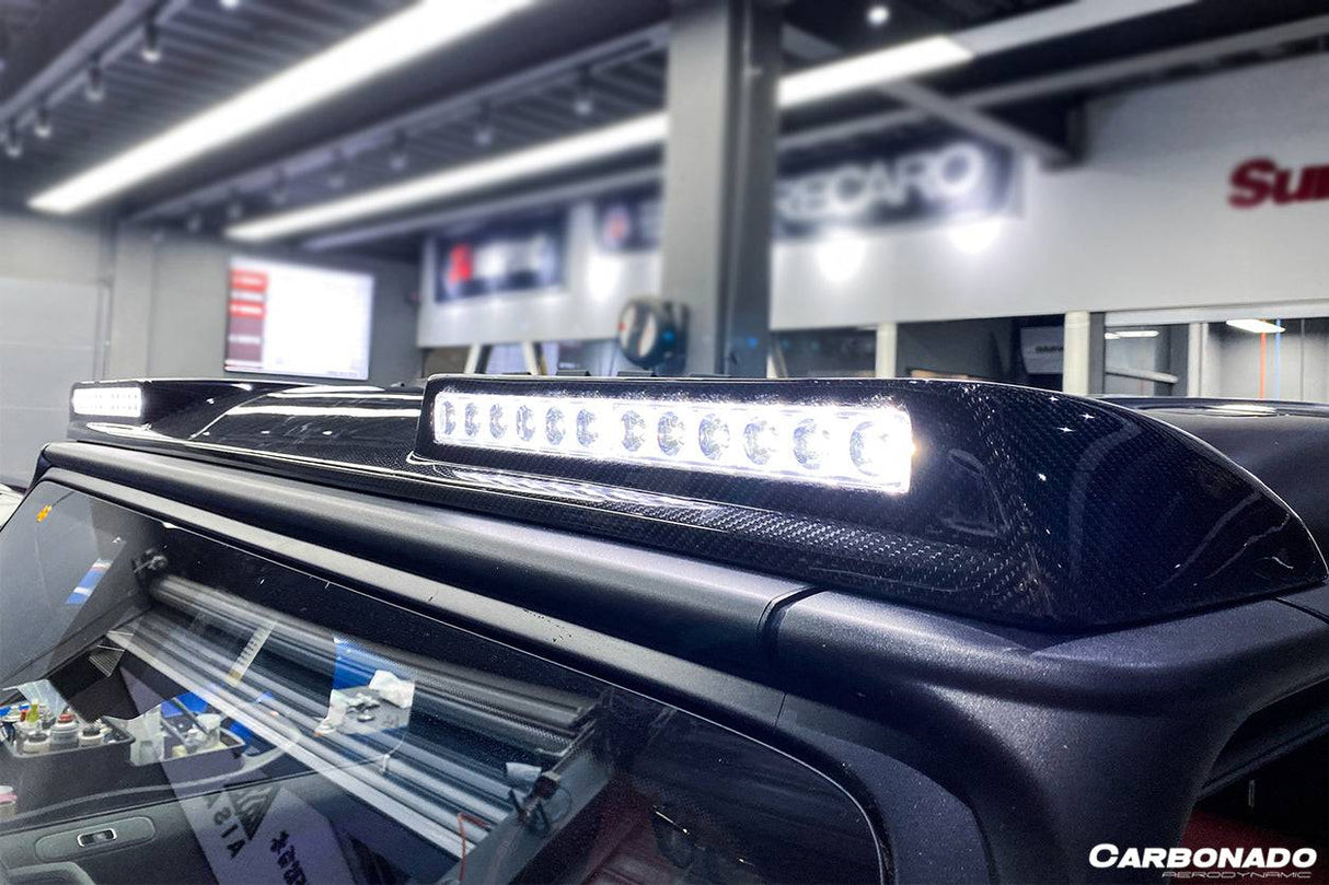 2019-2025 Mercedes Benz G-Class W464 | W465 G-Wagon BR Style Front Roof Spoiler | Fit G500,G550,G63 AMG