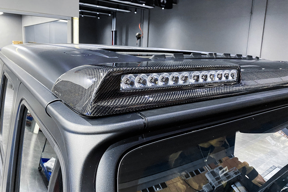 2019-2025 Mercedes Benz G-Class W464 | W465 G-Wagon BR Style Front Roof Spoiler | Fit G500,G550,G63 AMG