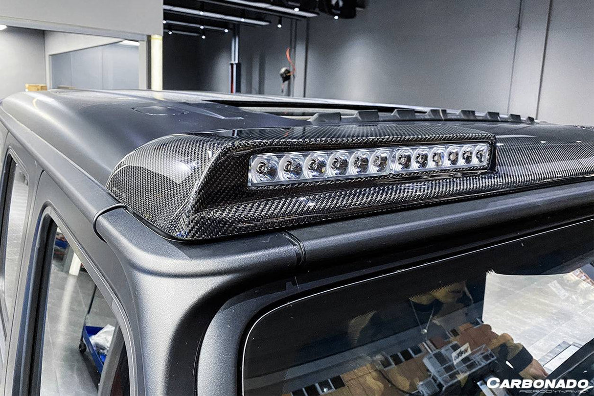 2019-2025 Mercedes Benz G-Class W464 | W465 G-Wagon BR Style Front Roof Spoiler | Fit G500,G550,G63 AMG
