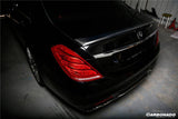 2014-2020 Mercedes Benz S63 AMG W222 Sedan MSY Style Carbon Fiber Trunk Spoiler