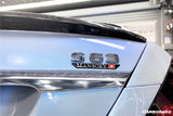 2014-2020 Mercedes Benz S63 AMG W222 Sedan MSY Style Carbon Fiber Trunk Spoiler
