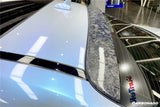 2014-2020 Mercedes Benz S63 AMG W222 Sedan MSY Style Carbon Fiber Roof Spoiler