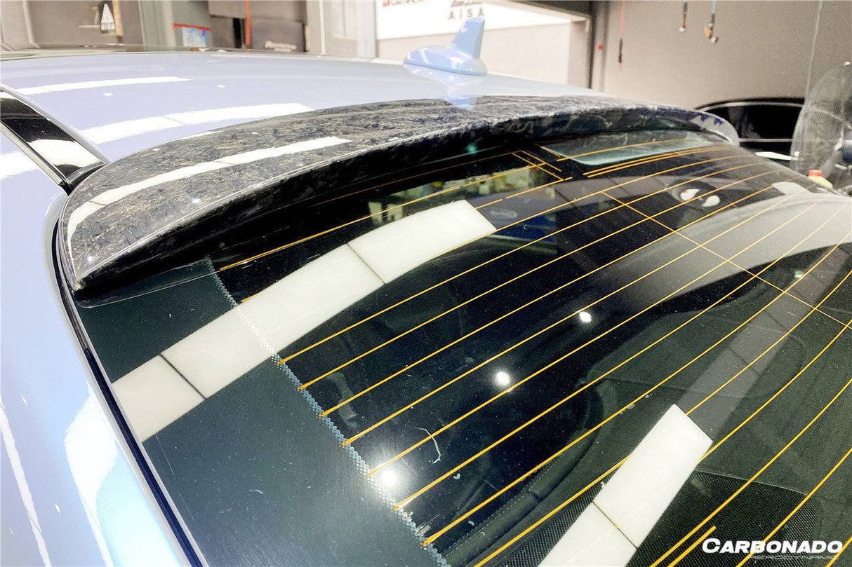 2014-2020 Mercedes Benz S63 AMG W222 Sedan MSY Style Carbon Fiber Roof Spoiler