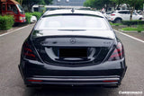 2014-2020 Mercedes Benz S63 AMG W222 Sedan MSY Style Carbon Fiber Trunk Spoiler