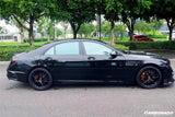 2014-2020 Mercedes Benz S63 AMG W222 Sedan MSY Style Carbon Fiber Trunk Spoiler