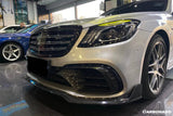 2017-2020 Mercedes Benz S63 AMG W222.2 Sedan MSY Style Carbon Fiber Front Bumper Vents