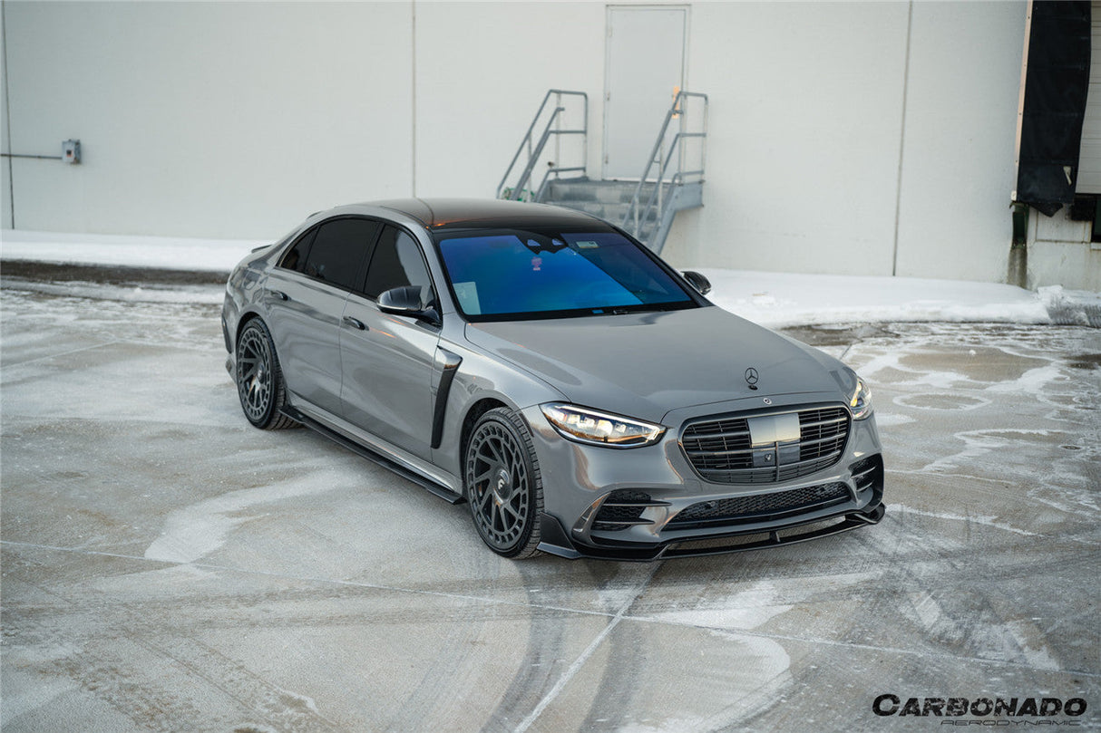 2021-UP Mercedes Benz S Class W223 Sedan MSY Style Side Skirts (Long Model)