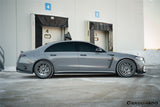 2021-UP Mercedes Benz S Class W223 Sedan MSY Style Side Skirts (Long Model)