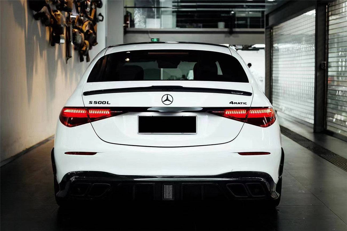 2021-UP Mercedes Benz S Class W223 Sedan MSY Style Trunk Spoiler