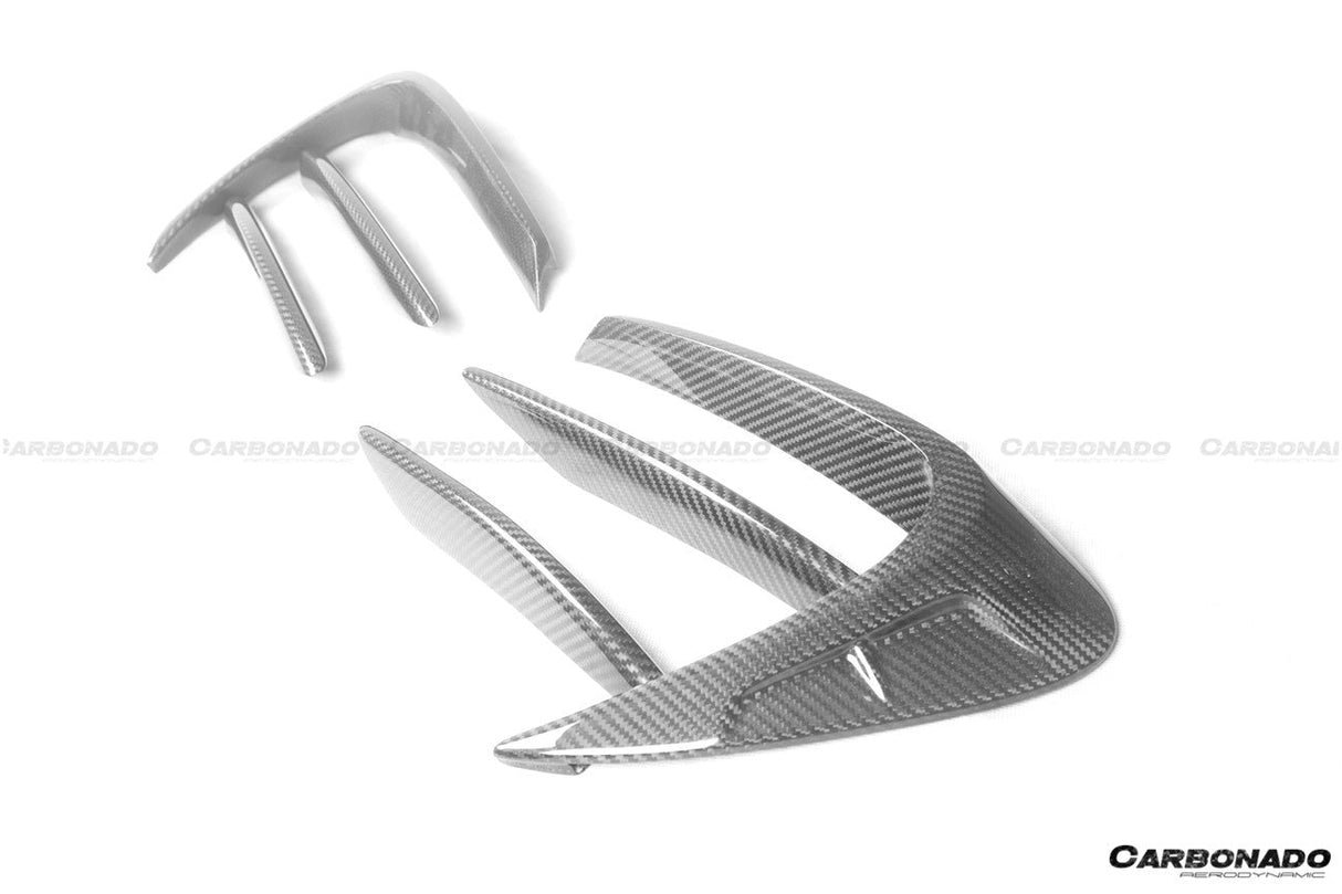 2021-2024 Mercedes Benz S Class W223 Sedan MSY Style Rear Bumper Side Vents