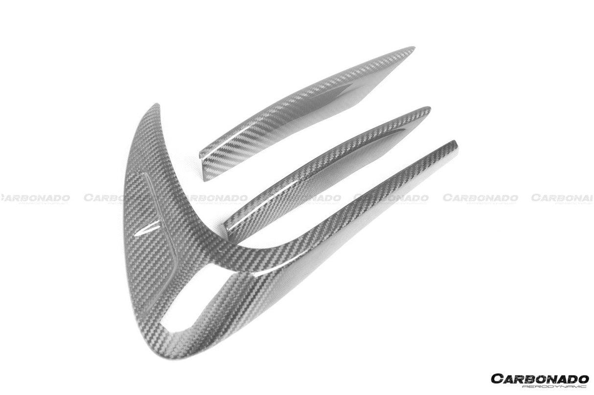 2021-2024 Mercedes Benz S Class W223 Sedan MSY Style Rear Bumper Side Vents