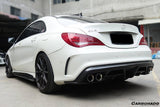 2014-2016 Mercedes Benz W117 CLA Sport & CLA45 AMG PA Style Rear Diffuser with exhaust tips