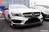 2014-2016 Mercedes Benz W117 CLA Sport    CLA45 AMG RZS Style Front Canards