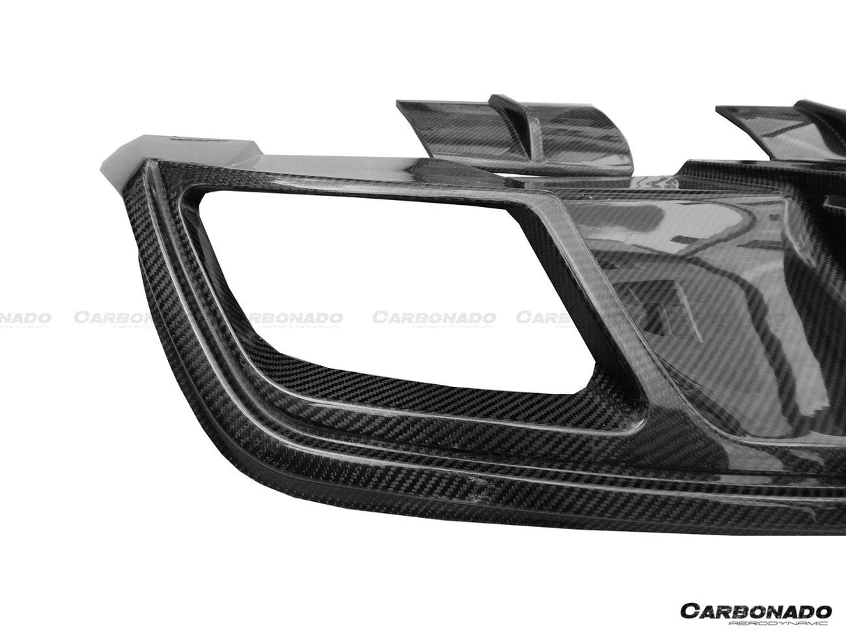 2014-2016 Mercedes Benz W117 CLA Sport & CLA45 AMG PA Style Rear Diffuser with exhaust tips