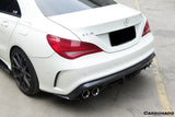 2014-2016 Mercedes Benz W117 CLA Sport & CLA45 AMG PA Style Rear Diffuser with exhaust tips