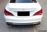 2014-2016 Mercedes Benz W117 CLA Sport & CLA45 AMG PA Style Rear Diffuser with exhaust tips