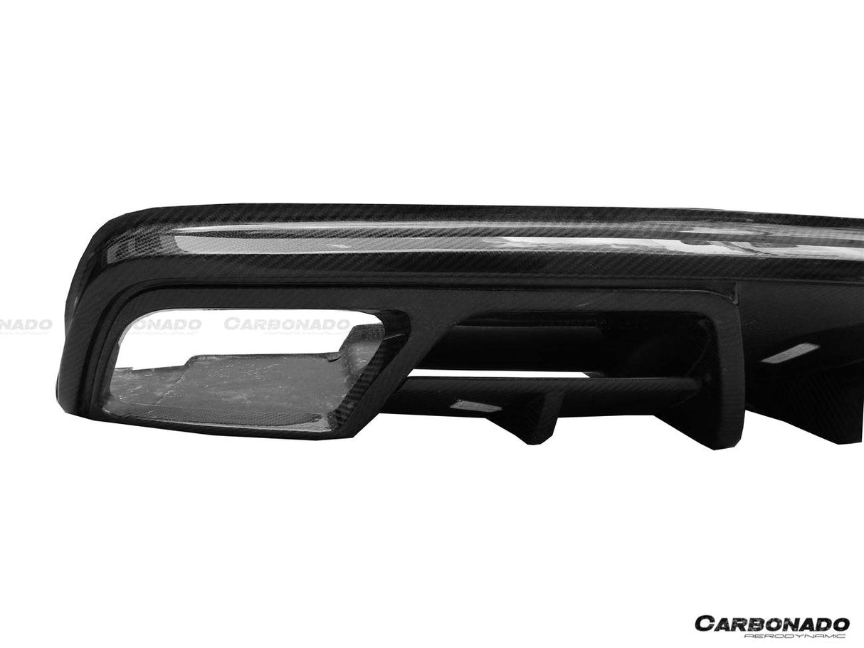 2014-2016 Mercedes Benz W117 CLA Sport & CLA45 AMG PA Style Rear Diffuser with exhaust tips