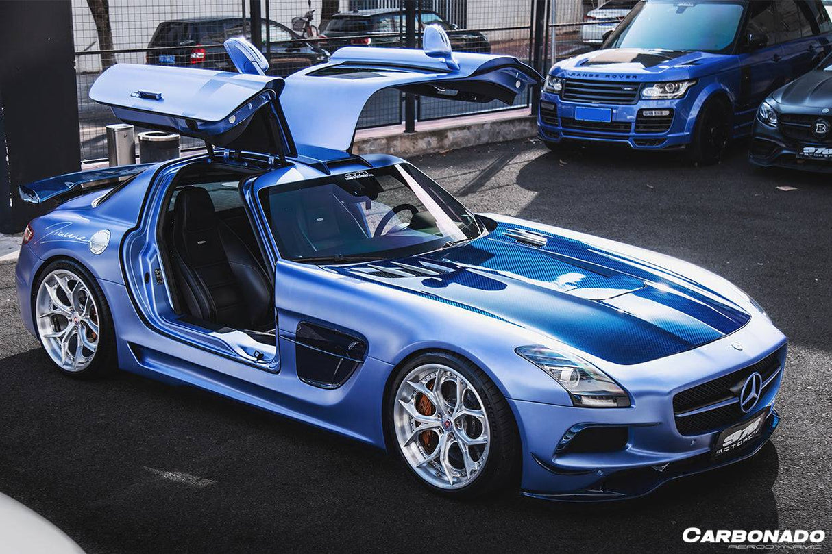 2010-2015 Mercedes Benz W197 SLS AMG BKSS Style Carbon Fiber Hood
