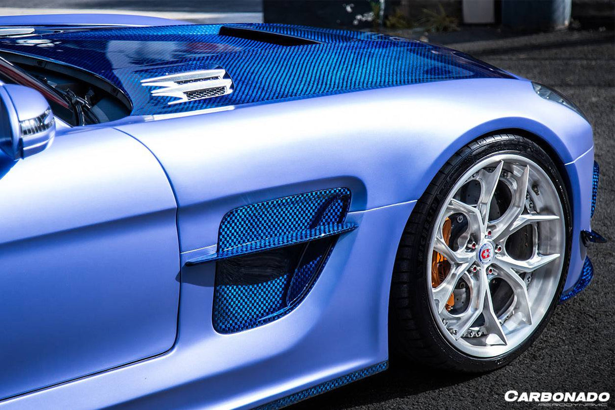 2010-2015 Mercedes Benz W197 SLS AMG BKSS Style Carbon Fiber Hood