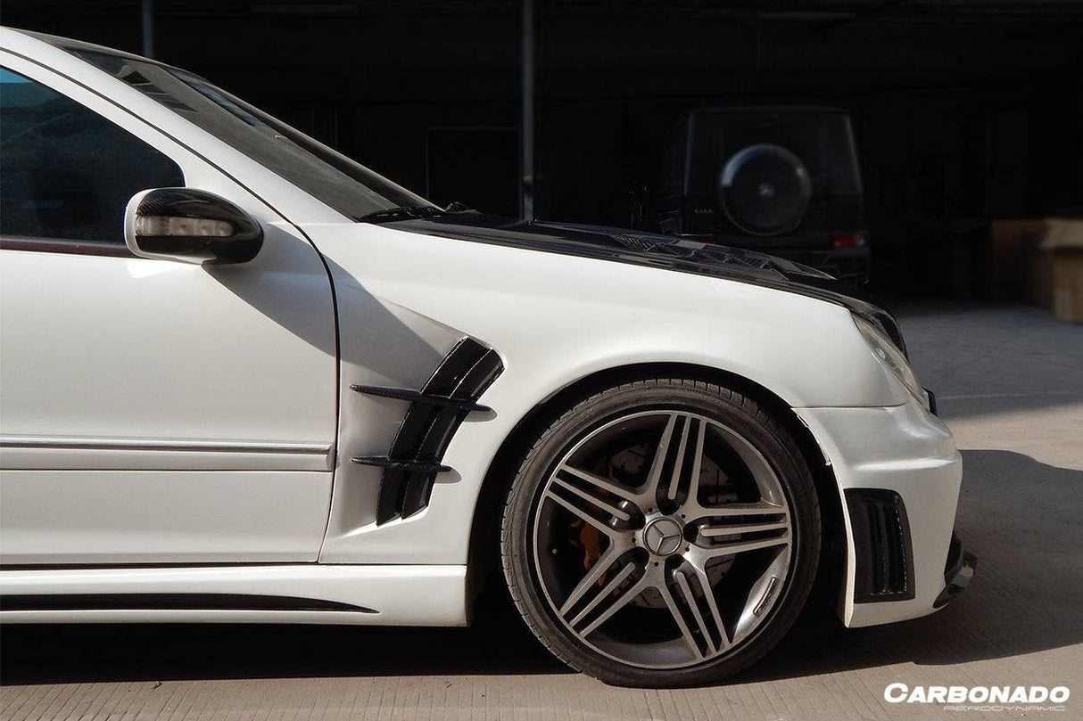 2001-2007 Mercedes Benz W203 C Class WI Style Side Skirts