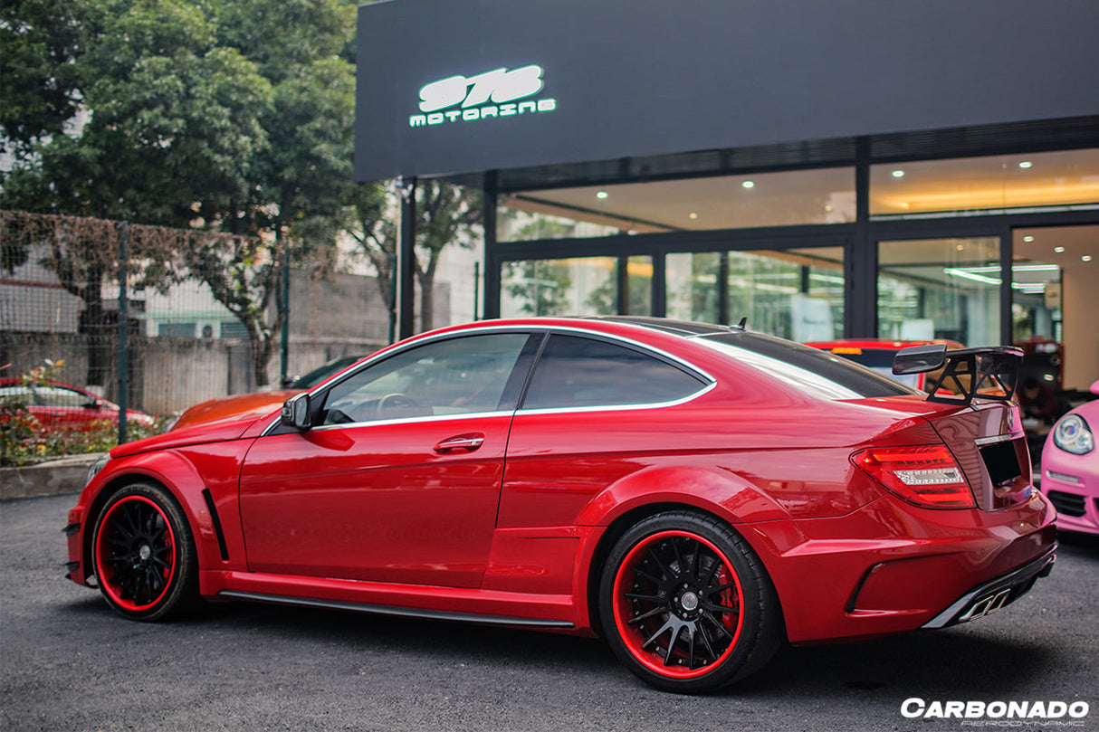 2012-2014 Mercedes Benz W204 C63 AMG C Class Coupe BK Style Trunk Spoiler