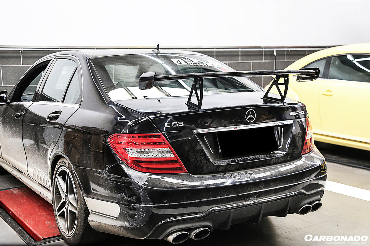 2008-2014 Mercedes Benz W204 C63 AMG C Class Sedan BK Style Trunk Spoiler