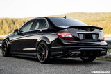 2012-2014 Mercedes Benz W204 C63 AMG RZS Style Carbon Fiber Rear Bumper Corner Extension
