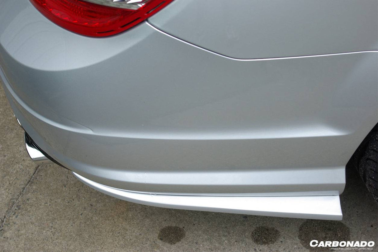 2012-2014 Mercedes Benz W204 C63 AMG RZS Style Carbon Fiber Rear Bumper Corner Extension
