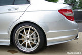 2012-2014 Mercedes Benz W204 C63 AMG RZS Style Carbon Fiber Rear Bumper Corner Extension