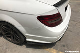 2012-2014 Mercedes Benz W204 C63 AMG RZS Style Carbon Fiber Rear Bumper Corner Extension