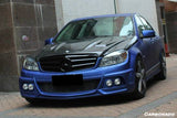 2008-2013 Mercedes Benz W204 C Class DE Style Front Bumper with  LED Lights