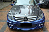 2008-2013 Mercedes Benz W204 C Class DE Style Front Bumper with  LED Lights