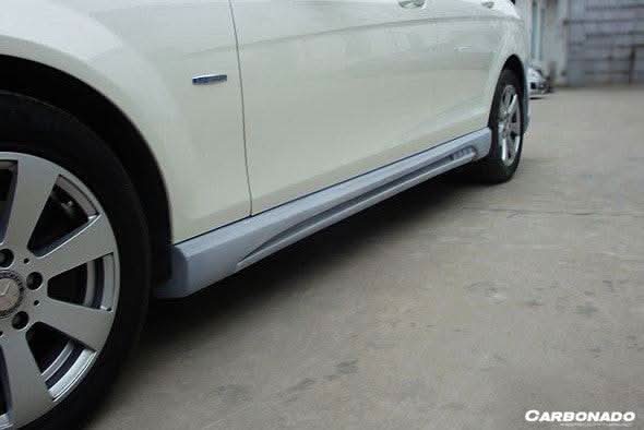 2008-2014 Mercedes Benz W204 C Class DE Style Side Skirts