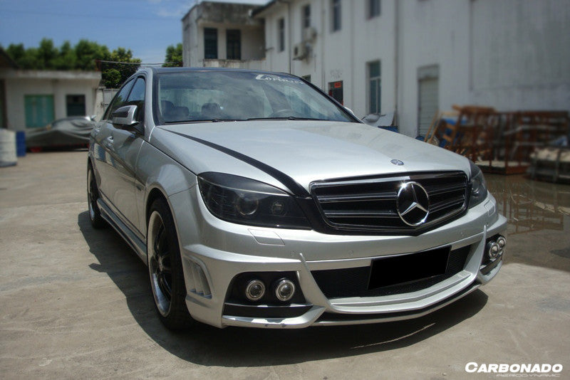 2008-2013 Mercedes Benz W204 C Class DE Style Front Bumper with  LED Lights