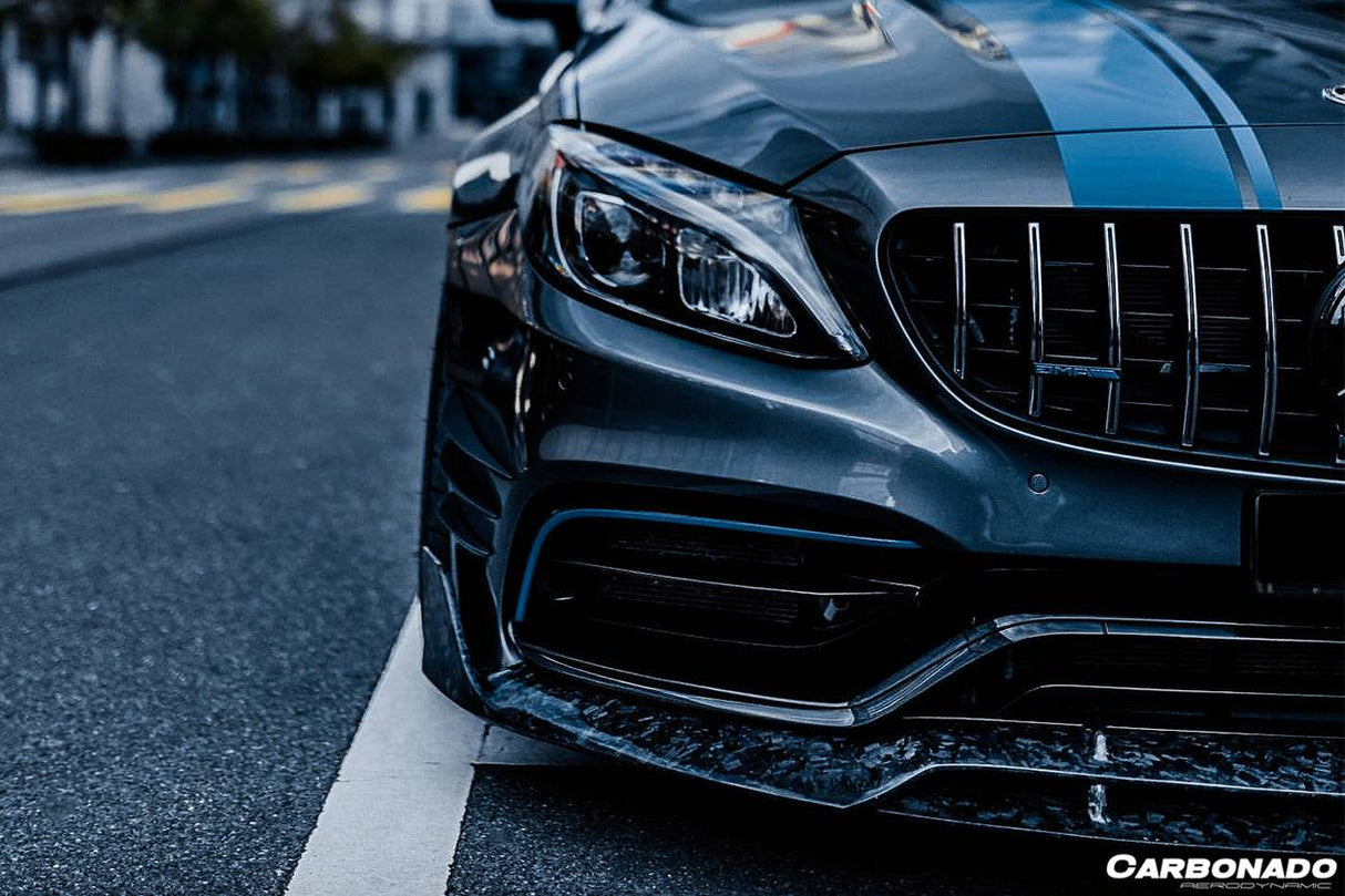 2015-2021 Mercedes Benz W205 C63  S AMG Coupe BR Style Front Lip