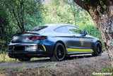 2015-2018 Mercedes Benz W205 C63  S AMG Coupe PS Style Rear Diffuser