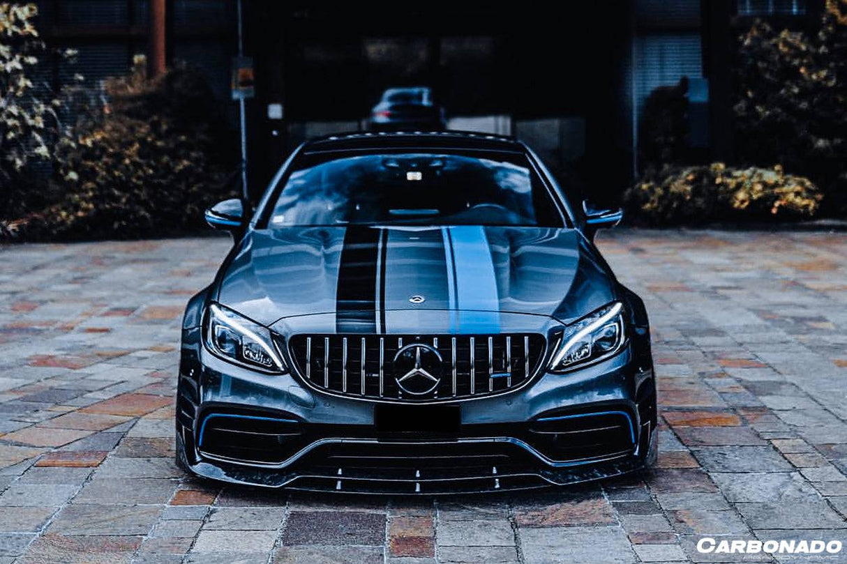 2015-2021 Mercedes Benz W205 C63  S AMG Coupe BR Style Front Lip
