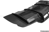 2015-2018 Mercedes Benz W205 C63  S AMG Coupe PS Style Rear Diffuser
