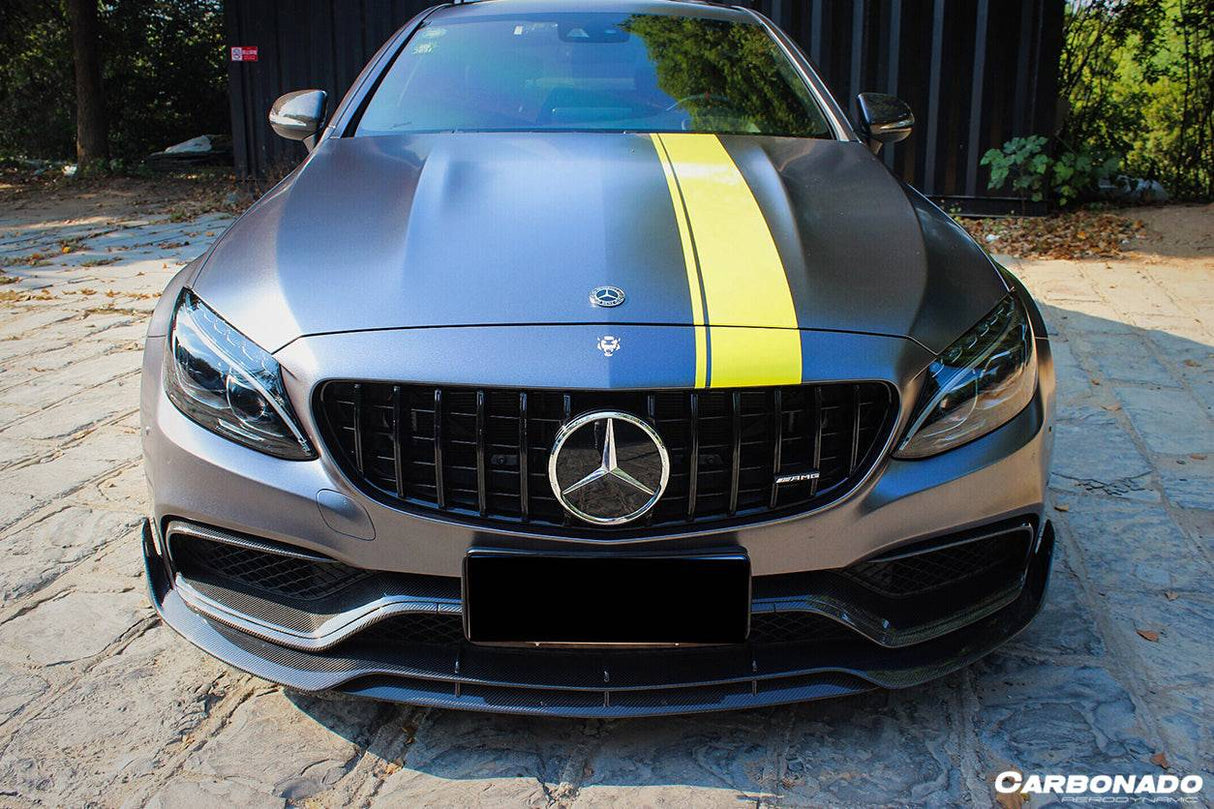 2015-2021 Mercedes Benz W205 C63  S AMG Coupe BR Style Front Lip