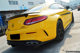 2015-2018 Mercedes Benz W205 C63  S AMG Coupe PS Style Rear Diffuser