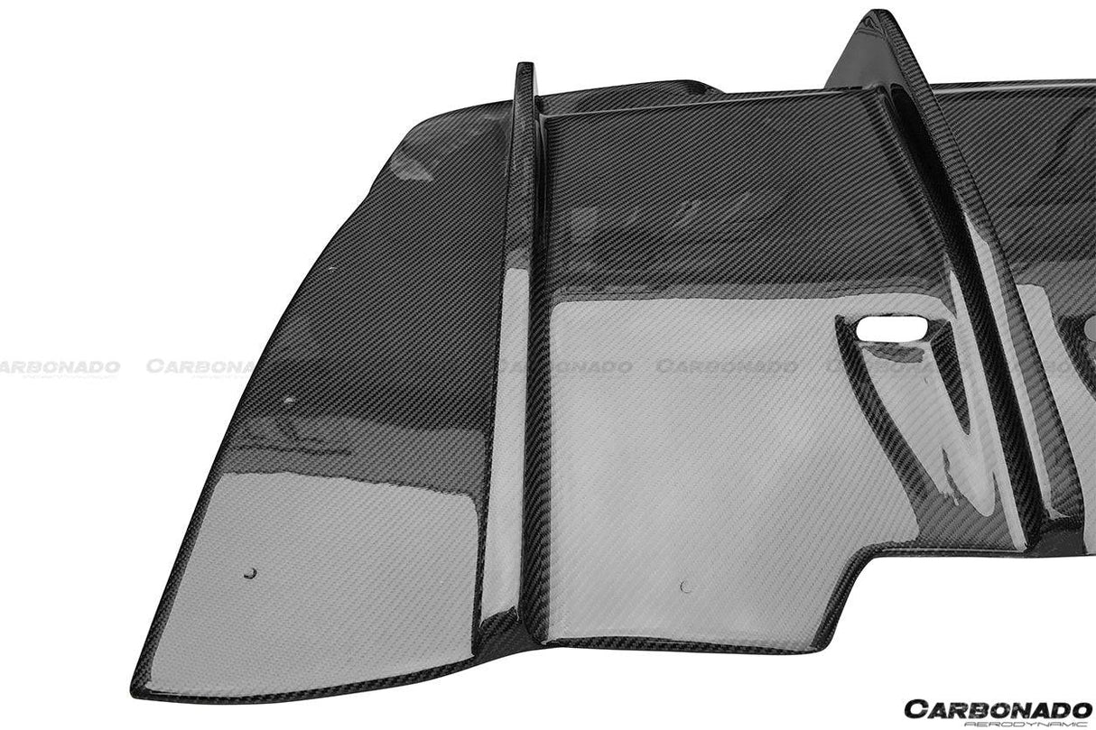 2015-2018 Mercedes Benz W205 C63  S AMG Coupe PS Style Rear Diffuser